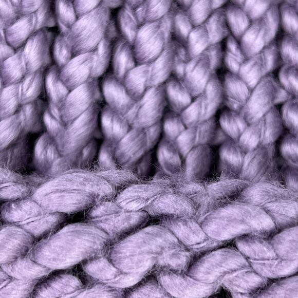 Soft Slouchy Handmade Winter Hat Toque Toboggan Light Purple Gift Idea - Picture 6 of 10